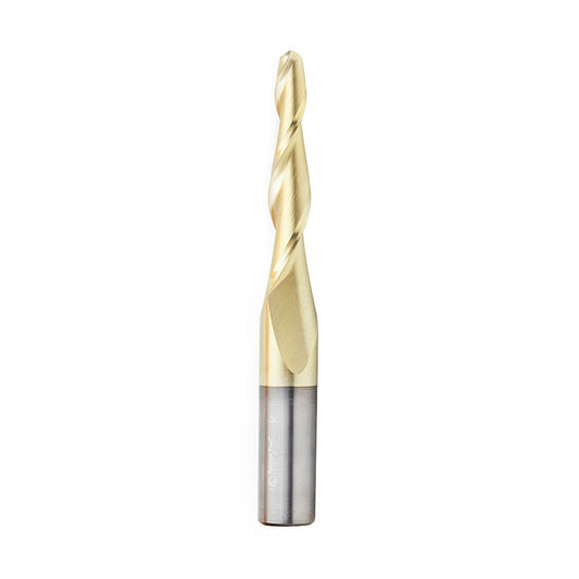 Amana Tool - 46283 - 1/4 CARVING 3D TAPERD BALLNOSE