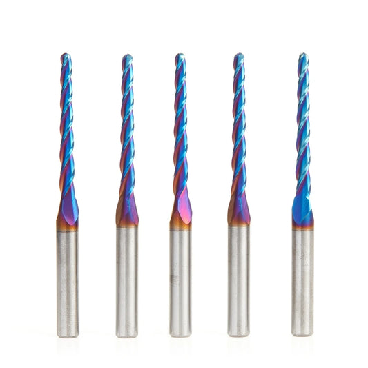 Amana Tool - 46284-K-5 - 5PCS 1/8 CARVING TAPERED SPKEK