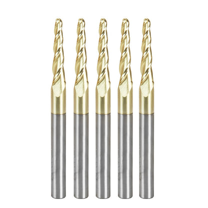 Amana Tool - 46286-5 - 5 PCS 1/8 CARVING 3D TAPERED