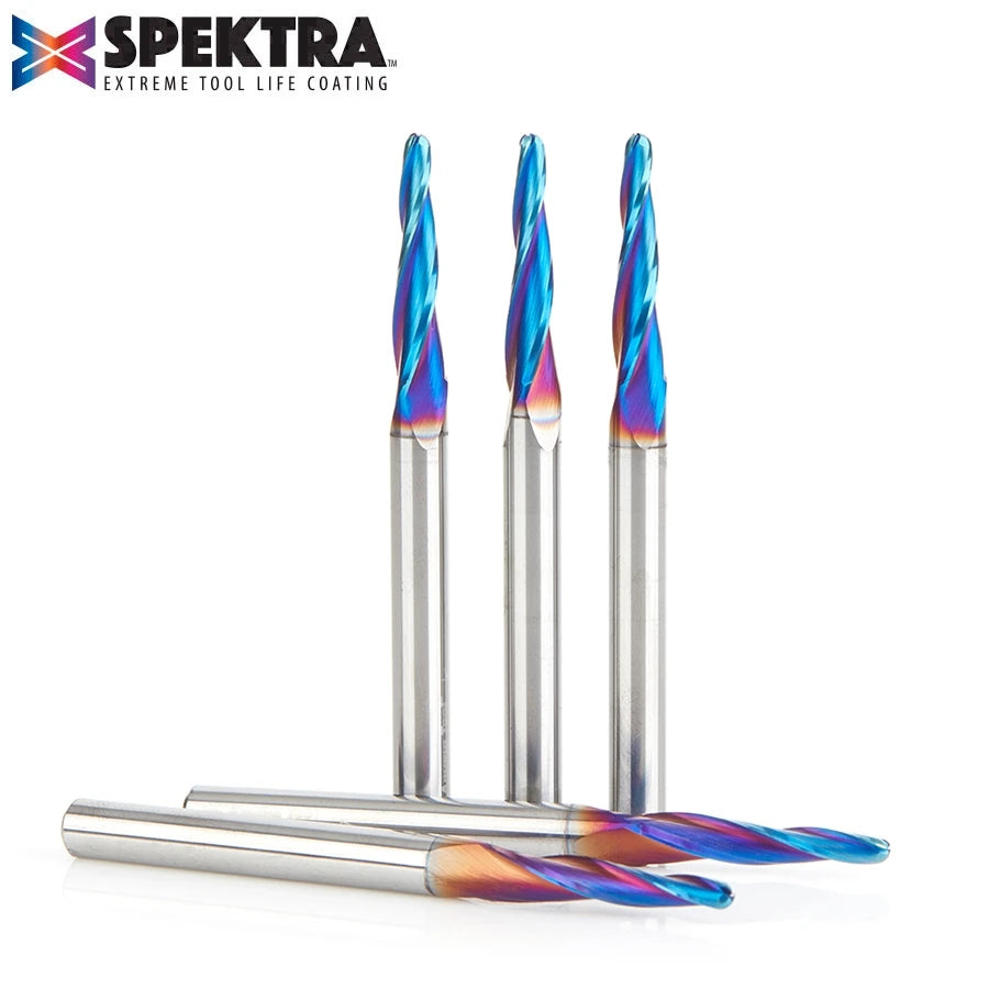 Amana Tool - 46286-K-5 - 5PCS 1/8 CARVING 3DTAPER SPKT