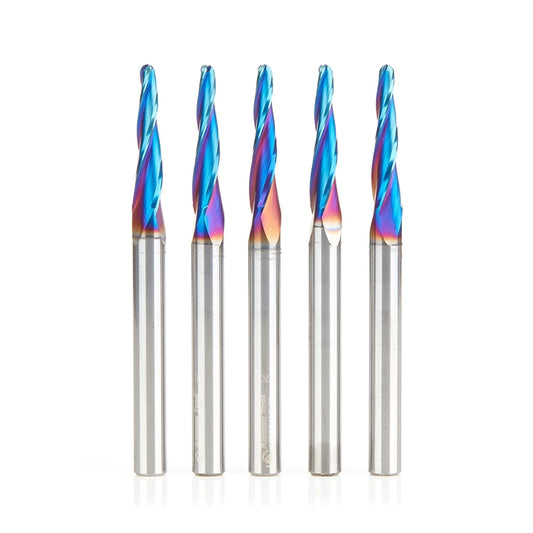 Amana Tool - 46286-K-5 - 5PCS 1/8 CARVING 3DTAPER SPKT