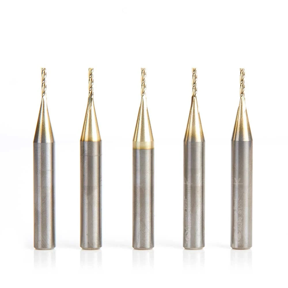 Amana Tool - 46290-5 - 5PCS 1/16 CARVING TAPERED ZRN