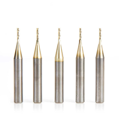 Amana Tool - 46290-5 - 5PCS 1/16 CARVING TAPERED ZRN