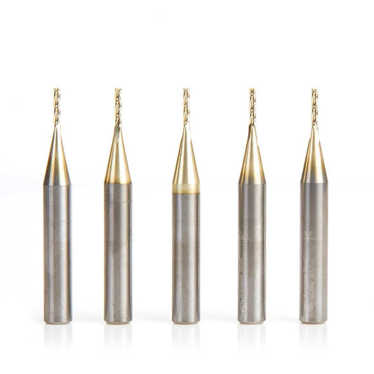Amana Tool - 46290-5 - 5PCS 1/16 CARVING TAPERED ZRN