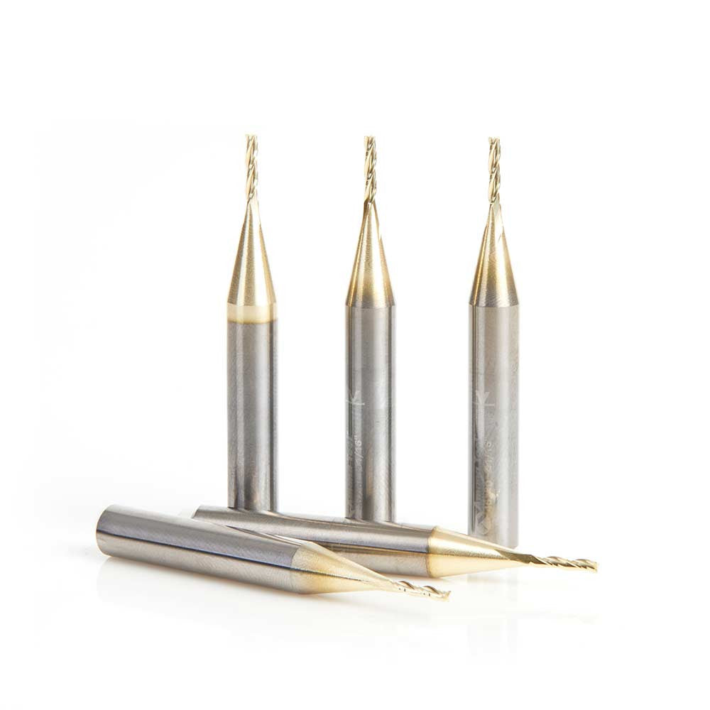 Amana Tool - 46290-5 - 5PCS 1/16 CARVING TAPERED ZRN