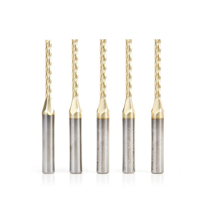 Amana Tool - 46292-5 - 5PCS 1/8" CARVING TAPERED ZRN