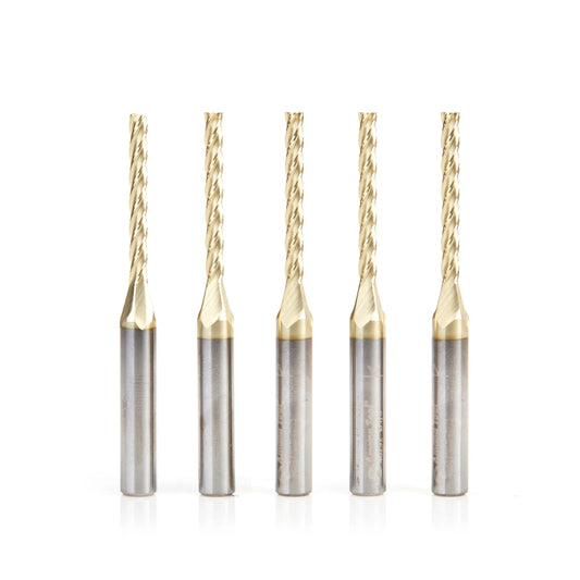 Amana Tool - 46292-5 - 5PCS 1/8" CARVING TAPERED ZRN