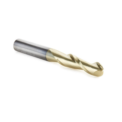 Amana Tool - 46294-S - 1/4 CARVING 3D BALLNOSE ZrN