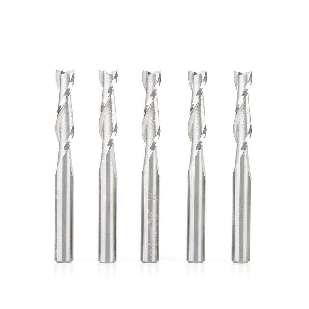 Amana Tool - 46315-5 - 5PCS 1/4"x1/4" SPIRAL UPCUT