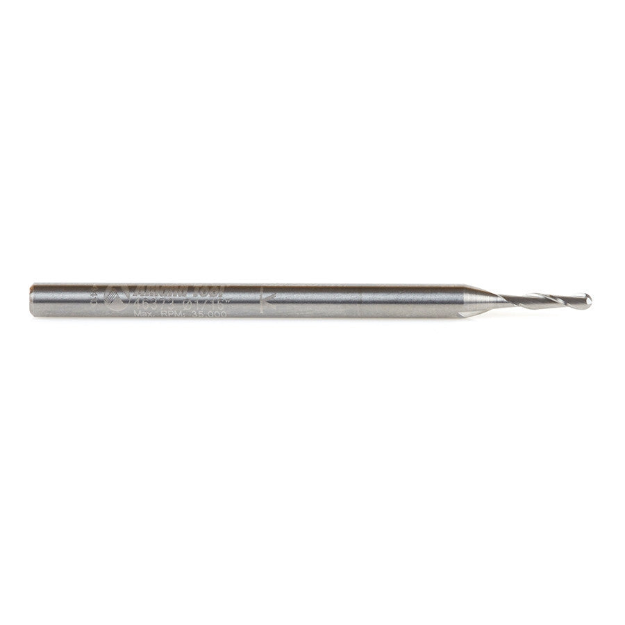 Amana Tool - 46373 - S.C SPIRAL BALLNOSE UPCUT 1/16