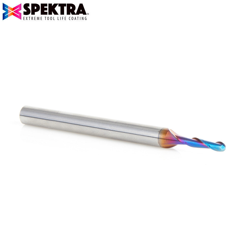 Amana Tool - 46385-K - 1/8" BALLNOSE UPCUT SPEKTRA