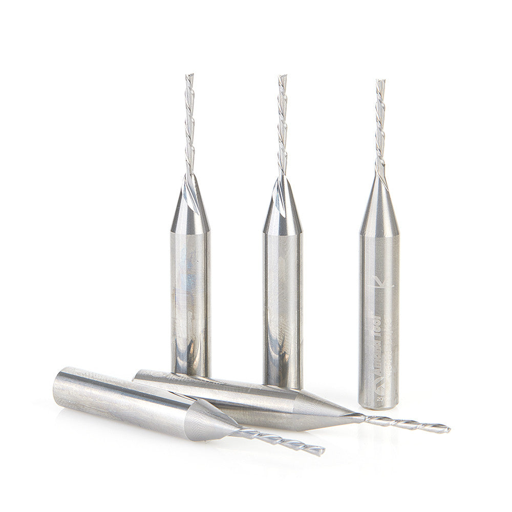 Amana Tool - 46403-5 - 5PCS 1/16" SPIRAL DOWN-CUT