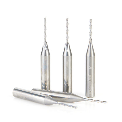 Amana Tool - 46403-5 - 5PCS 1/16" SPIRAL DOWN-CUT