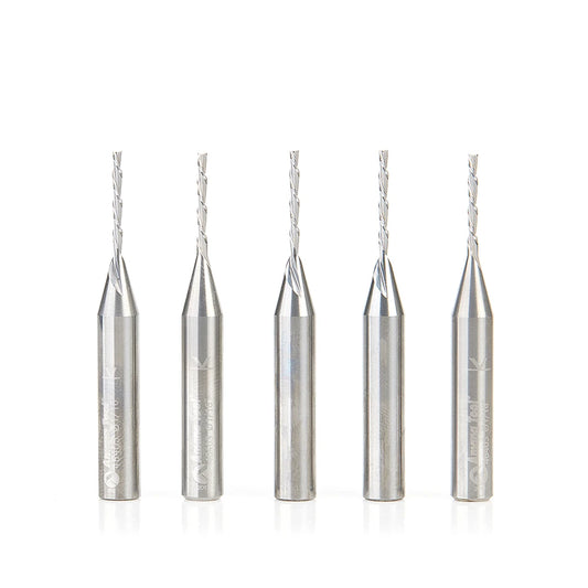 Amana Tool - 46403-5 - 5PCS 1/16" SPIRAL DOWN-CUT
