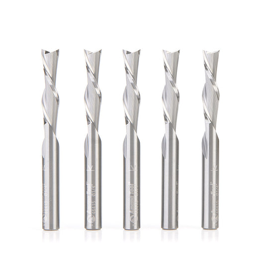 Amana Tool - 46415-5 - 5PCS 1/4"x1/4" SPIRAL DOWNCUT