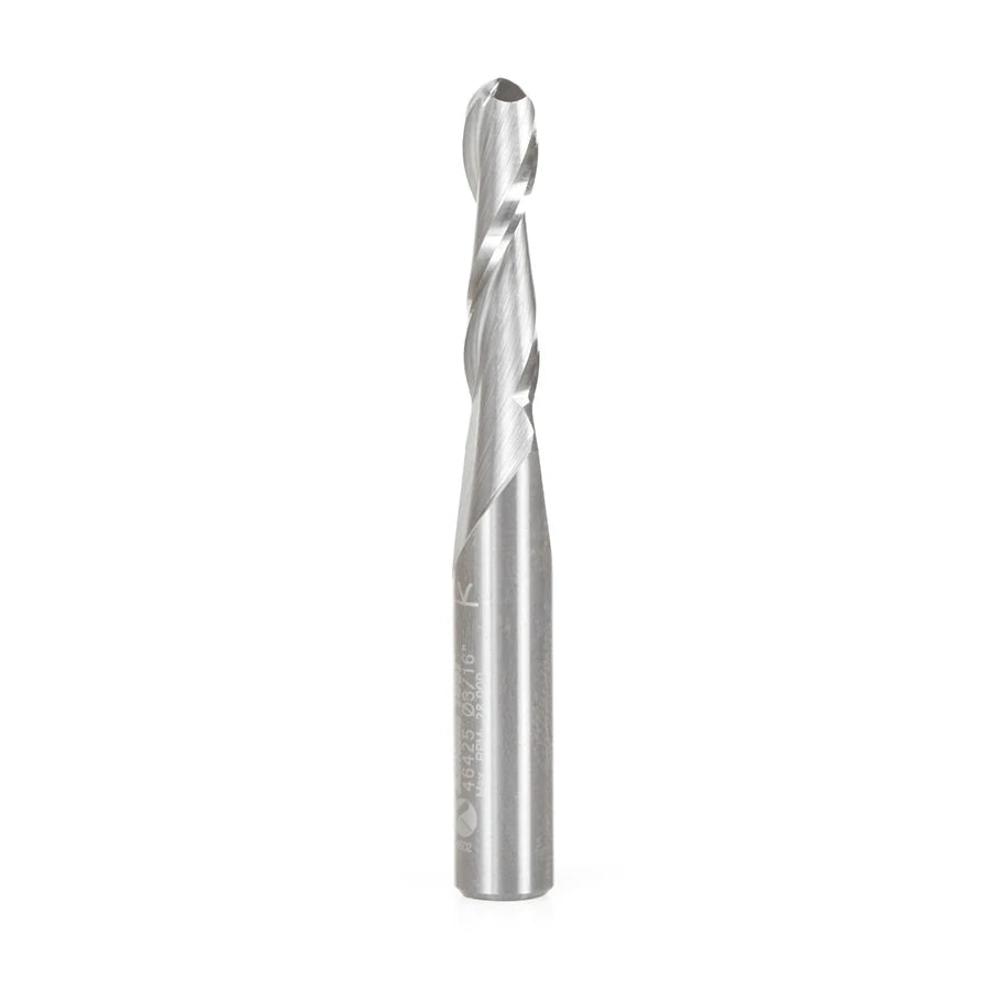 Amana Tool - 46425 - S.C SPIRAL BALLNOSE 3/16DIA 2F