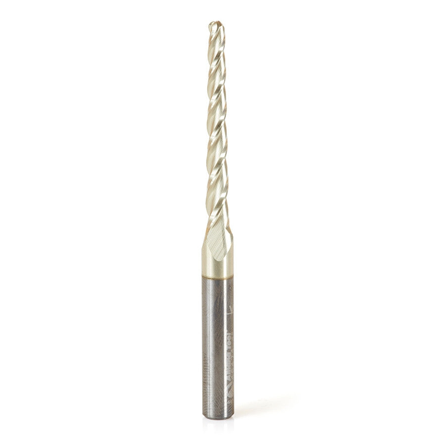 Amana Tool - 46474 - 3.2mmCARVING 3DTAPERD BALLNOSE