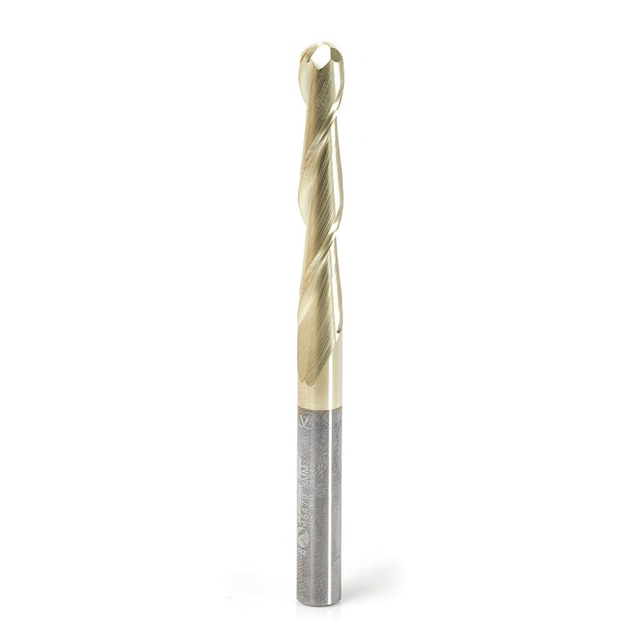 Amana Tool - 46479 - 6mm CARVING 3D TAPERD BALLNOSE