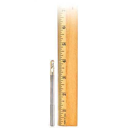 Amana Tool - 46490 - 1/4 CARVING 3D BALL NOSE ZrN