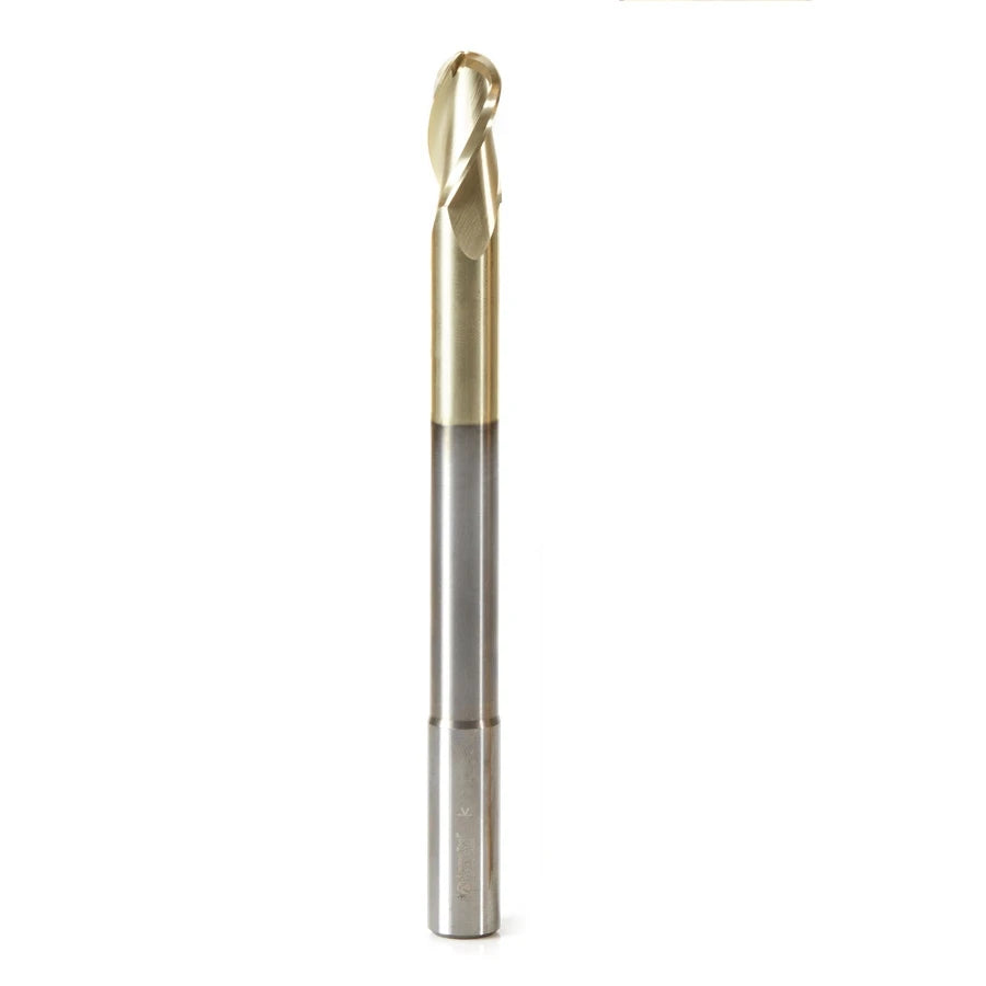Amana Tool - 46493 - 1/2 CARVING 3D BALL NOSE ZrN