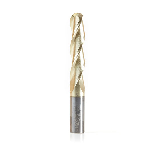 Amana Tool - 46495 - 1/2 CARVING 3D BALL NOSE ZrN