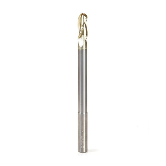 Amana Tool - 46496 - 1/2 CARVING 3D BALL NOSE ZrN