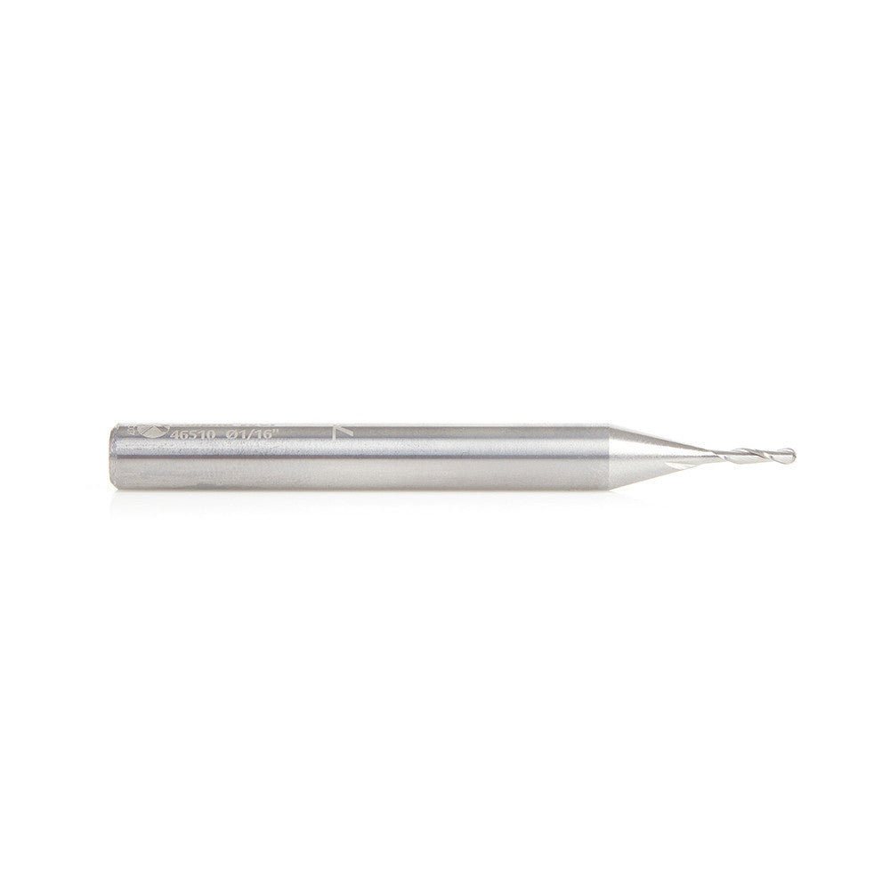 Amana Tool - 46510 - S.C SPIRAL BALLNOSE UPCUT 1/16