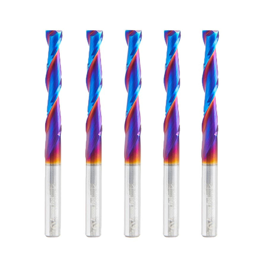 Amana Tool - 46577-K-5 - 5PCS 1/4 CARVING 3D STRAIGHT S