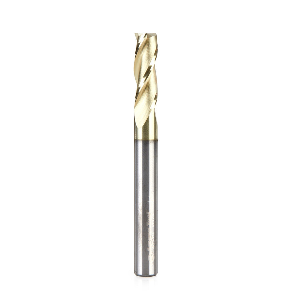 Amana Tool - 46578 - 1/4 CARVING 3D STRAIGHT ZrN
