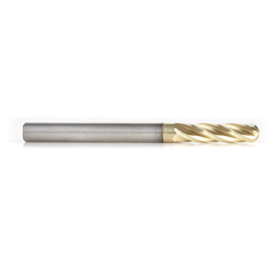 Amana Tool - 46584 - 1/4 CARVING 3D BALLNOSE ZrN