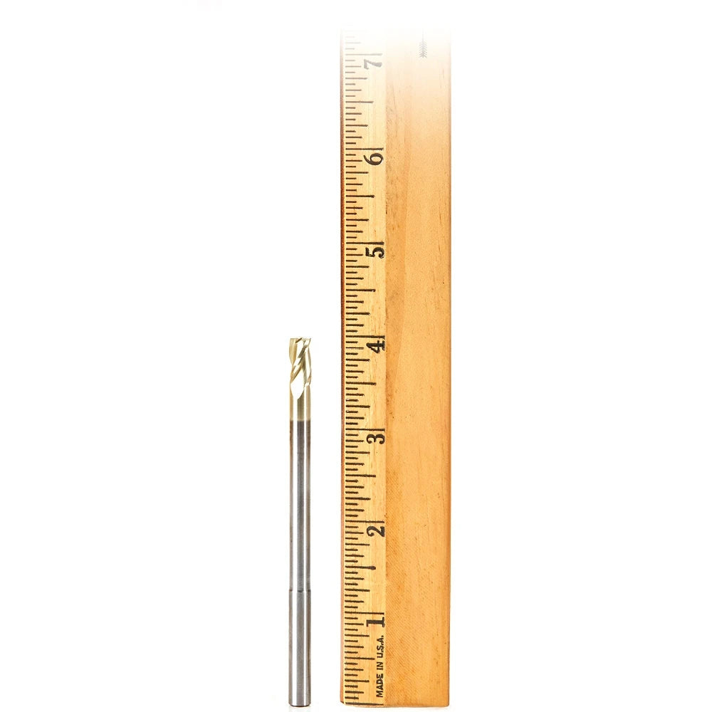 Amana Tool - 46590 - 1/4 CARVING 3D FLAT BOTTOM ZrN