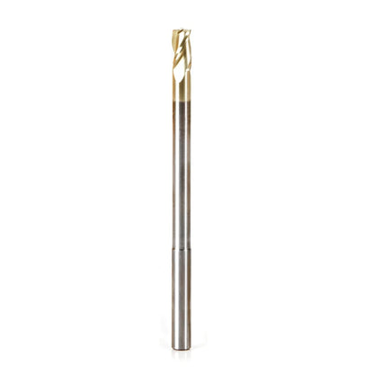 Amana Tool - 46590 - 1/4 CARVING 3D FLAT BOTTOM ZrN