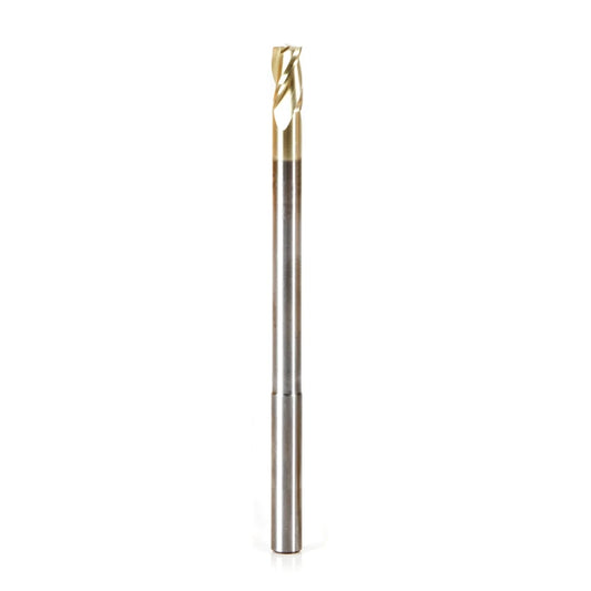 Amana Tool - 46590 - 1/4 CARVING 3D FLAT BOTTOM ZrN