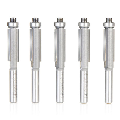 Amana Tool - 47100-5 - 5 PC FLUSH TRIM  3/8Dx1/4 SHK