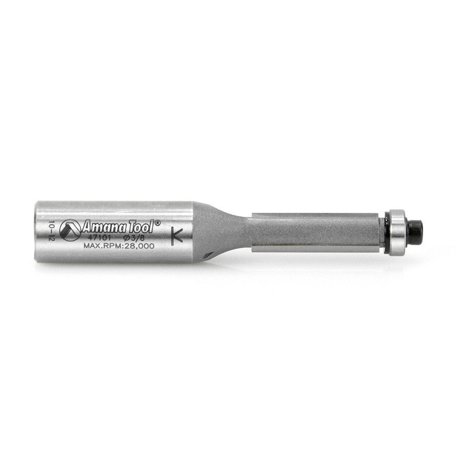 Amana Tool - 47101 - FLUSH TRIM  3/8 DIA. 1/2 SHANK