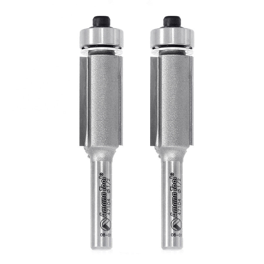 Amana Tool - 47104-2 - 2 PC FLUSH TRIM  1/2Dx1/4 SHK