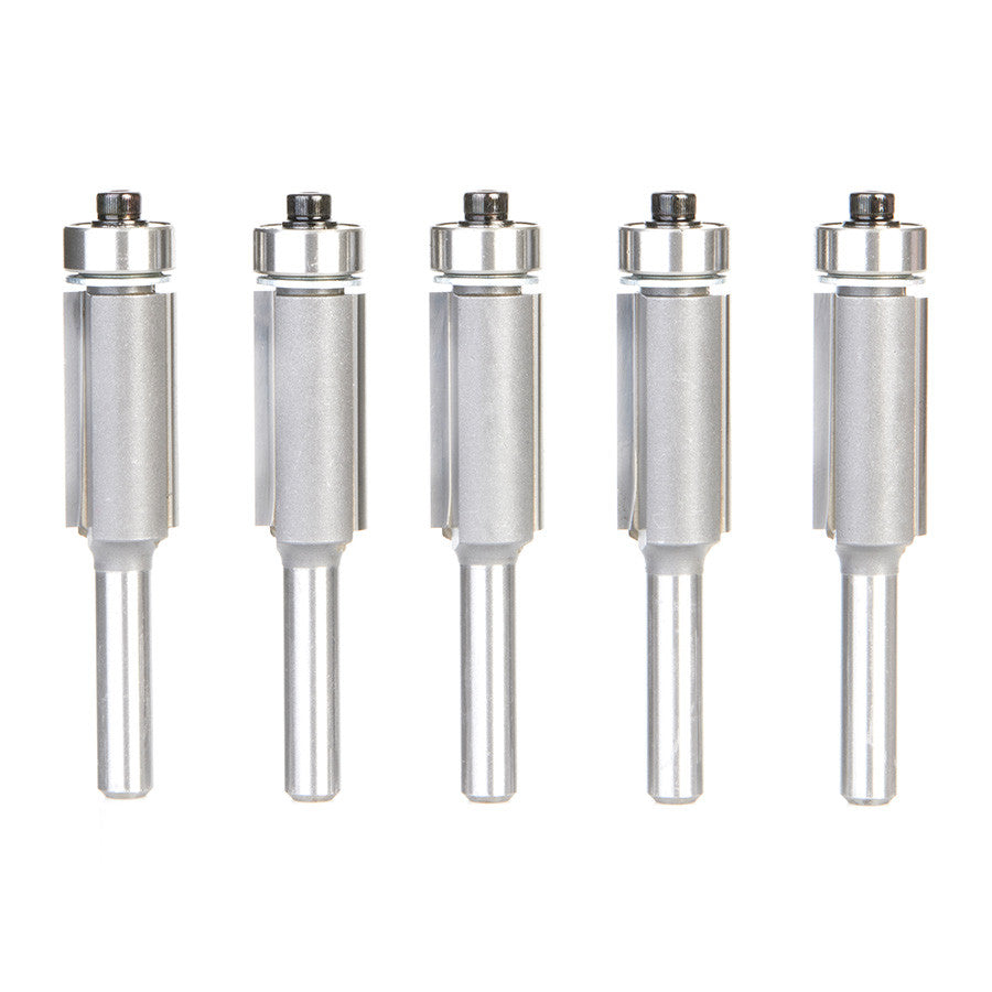 Amana Tool - 47104-5 - 5 PC FLUSH TRIM  1/2Dx1/4 SHK