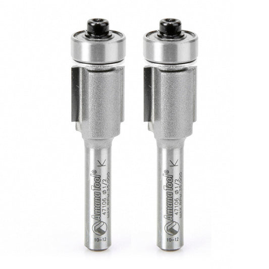 Amana Tool - 47106-2 - 2 PC FLUSH TRIM  1/2Dx1/4 SHK