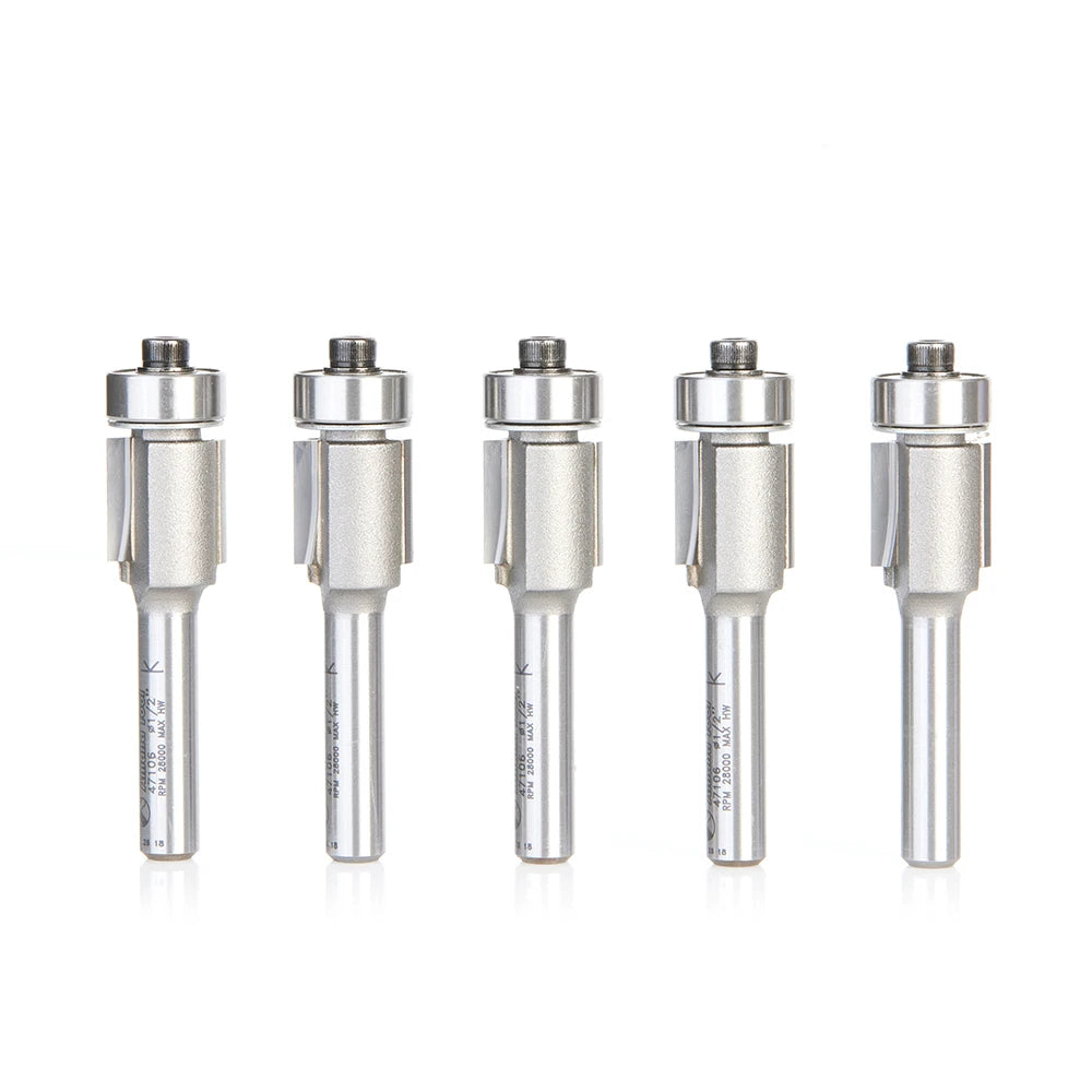 Amana Tool - 47106-5 - 5 PC FLUSH TRIM  1/2Dx1/4 SHK