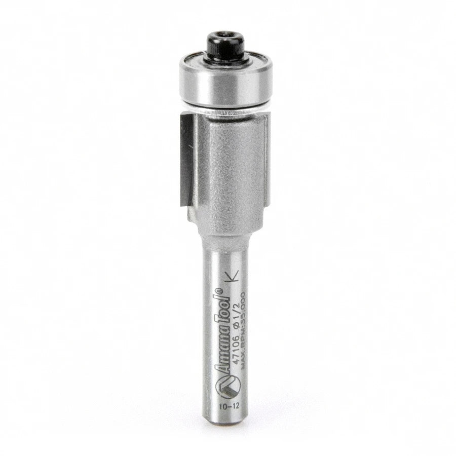 Amana Tool - 47106 - FLUSH TRIM  1/2 DIA  1/4 SHANK