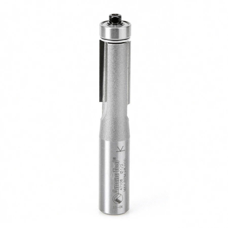 Amana Tool - 47108 - FLUSH TRIM  1/2 DIA  1/2 SHANK