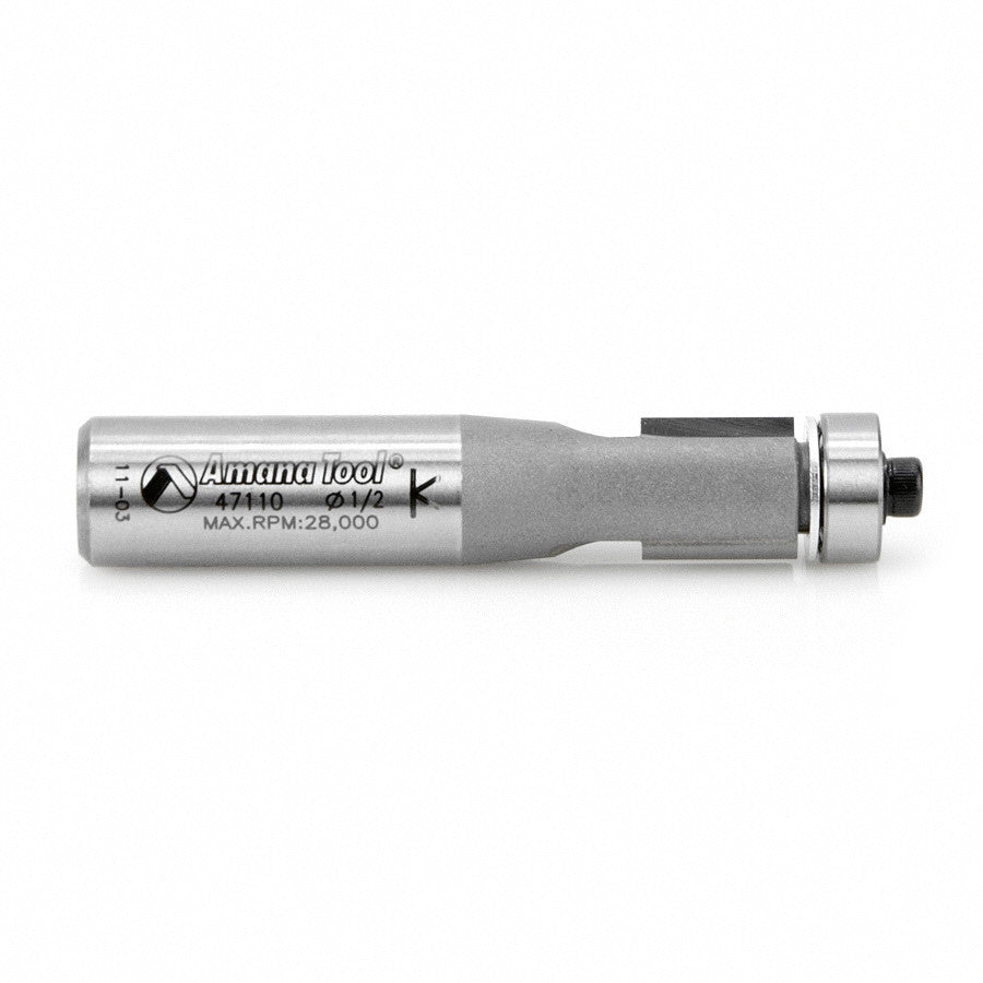 Amana Tool - 47110 - FLUSH TRIM  1/2 DIA  1/2 SHANK