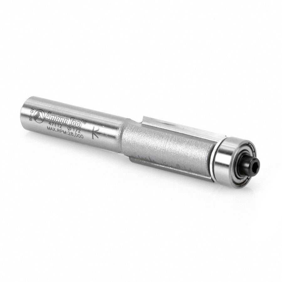 Amana Tool - 47112 - FLUSH TRIM  1/2 DIA  3/8 SHANK