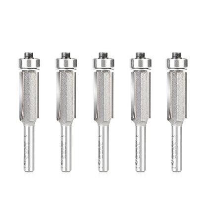 Amana Tool - 47114-5 - 5PC FLUSHTRIM 3FL 1/2Dx1/4 SHK