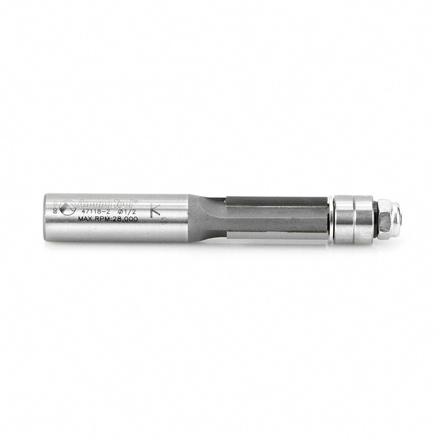 Amana Tool - 47118-2 - FLUSH TRIM  3 FLUTE 1/2 SHANK