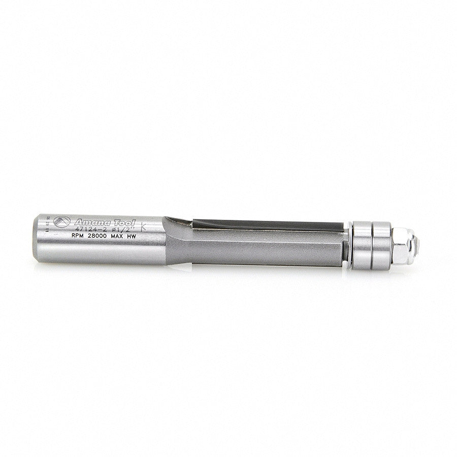 Amana Tool - 47124-2 - FLUSH TRIM 2 BEARINGS 1/2 SHK