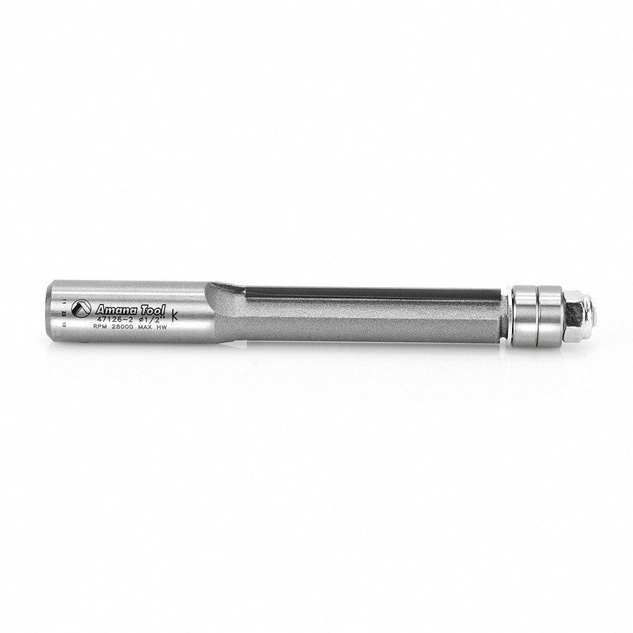 Amana Tool - 47126-2 - FLUSH TRIM 2 BEARINGS 1/2 SHK
