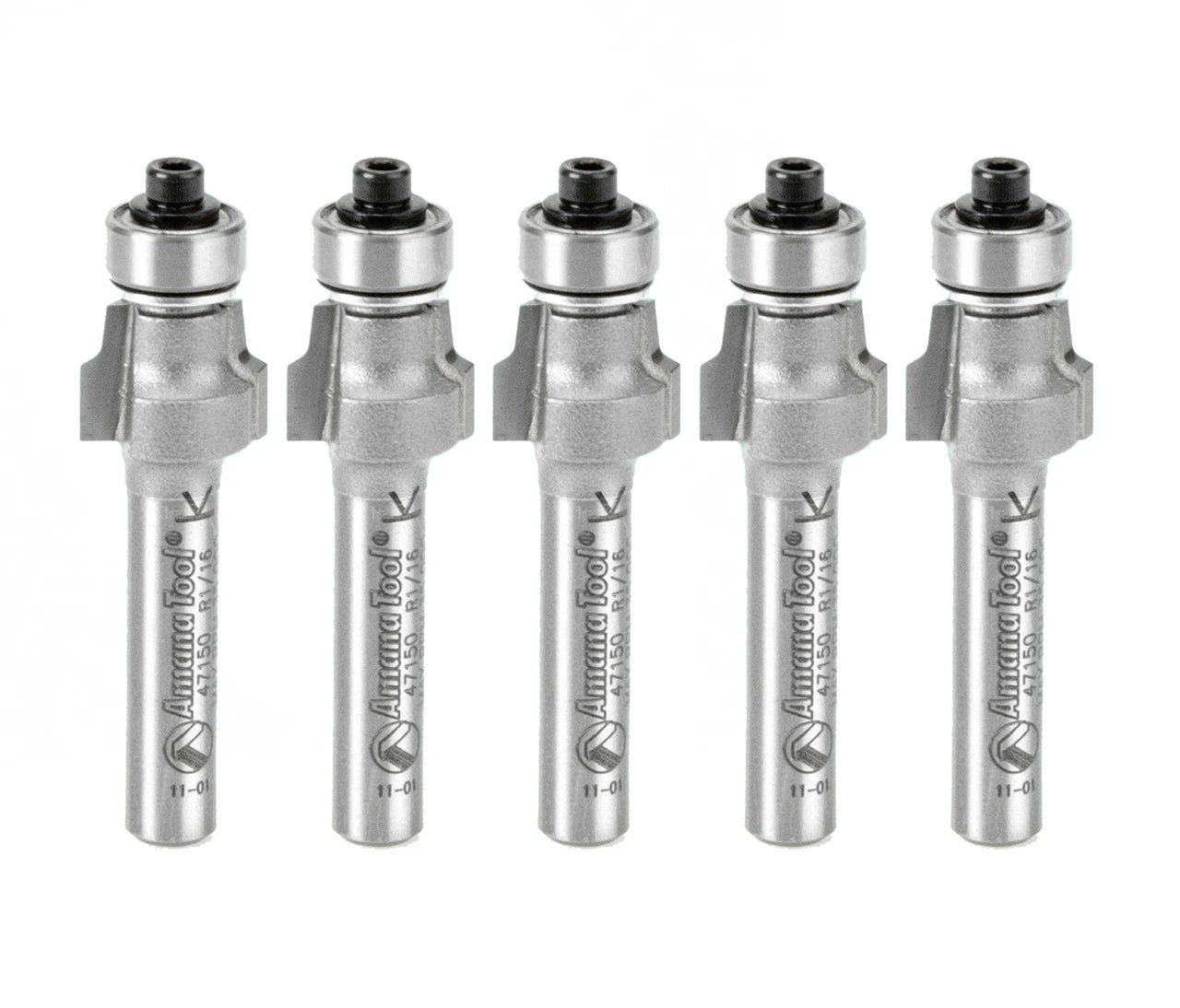 Amana Tool - 47150-5 - 5PC NO-FILE TRIM .042"-.052"