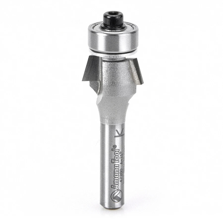 Amana Tool - 47200 - BEVEL BIT 15 DEGREE 1/4 SHANK