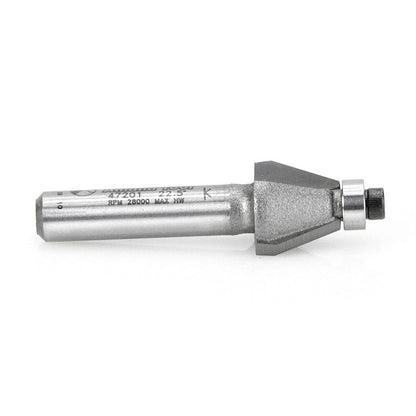Amana Tool - 47201 - BEVEL BIT 22 DEGREE 1/4 SHANK